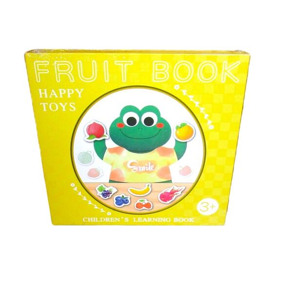 Fruit Book by Happy Toys Magnetic Matching Game Puzzle for Children 3-5 Years - Picture 1 of 2